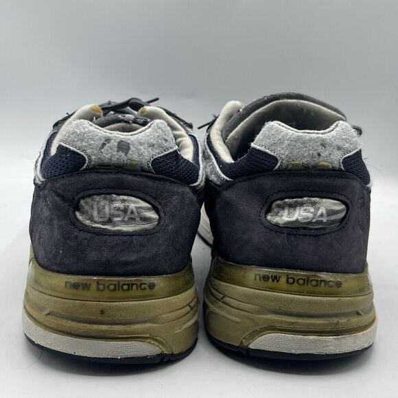 New Balance Vintage Shoes Mens 13 4E Heritage Collection MR993BK Navy Leather - Picture 7 of 11